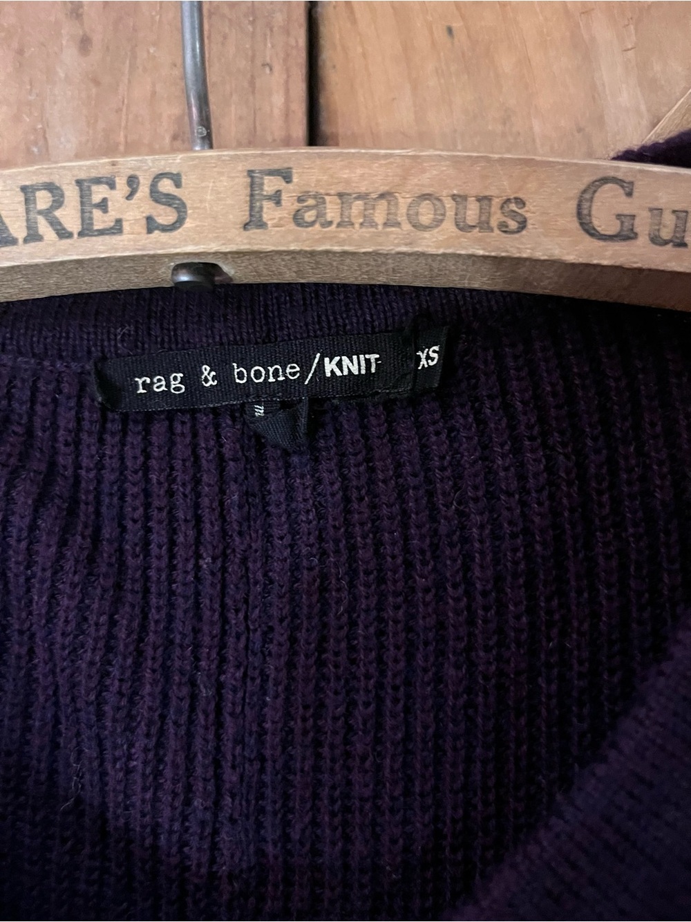 Rag & Bone Purple Merino Wool Maxi Sweater Dress XS - Picture 5 of 11